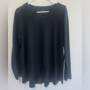 J. Jill long sleeve black tee size X-Large